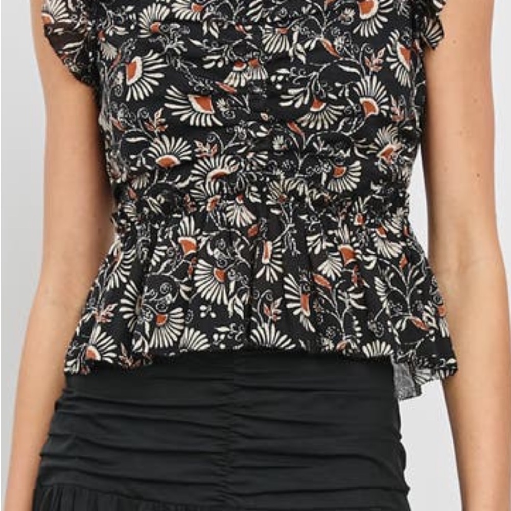 XS Cali Cassia Ruffle Sleeve Top - By Rails - Picture 6 of 9